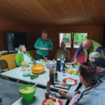 RU-Treff Niederrhein 2026 Abendessen im Gartenhaus